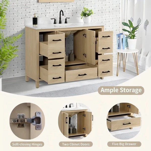 Light Wood Bathroom Vanity suppliers